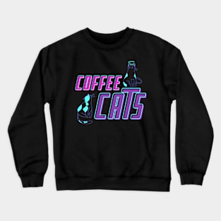 Coffee & Cats Crewneck Sweatshirt